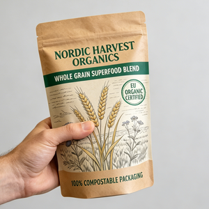 Professional OEM Service High Barrier Mono PE <b>Laminate</b> Mono Material <b>Pouch</b> Fully Recyclable Stand Up Bag for Grain Superfood - Product Image 5