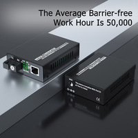 Gigabit Fiber Ethernet Dönüştürücü 1 SC ile 1 RJ45 10/100/1000Mbps Tek Fiber Tek Modlu Fiber Medya Dönüştürücü