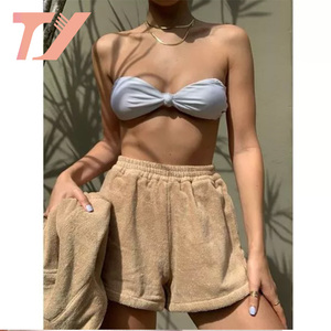 Abiti in tessuto moda estate personalizzati <span class=keywords><strong>donna</strong></span> morbidi <span class=keywords><strong>da</strong></span> <span class=keywords><strong>bagno</strong></span> <span class=keywords><strong>da</strong></span> <span class=keywords><strong>donna</strong></span> <span class=keywords><strong>pantaloncini</strong></span> <span class=keywords><strong>da</strong></span> spiaggia - Product Image 3