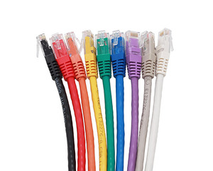 สายอีเธอร์เน็ต CAT7 ขนาด 24 AWG แบบขึ้นรูป 650MHz 100W PoE RJ45 UTP หุ้ม PVC ทนไฟ CMG มาตรฐาน TIA/EIA-568-B.1 - Product Image 1