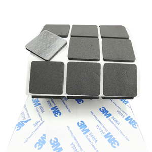 Nhà máy bán trực tiếp 3mm dày tròn chống trượt màu đen một mặt tự dính EVA bọt dính - Product Image 5