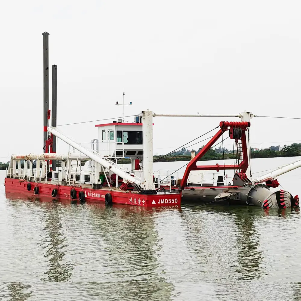 Barco de barcos de dragagem para dragagem de rios