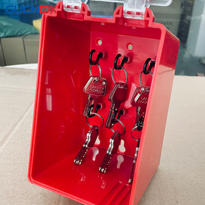 Petite boîte à clés murale avec couvercle transparent visible, stockage de clés pour verrouillage simultané de plusieurs personnes - Product Image 5