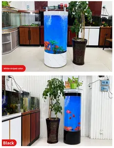 <span class=keywords><strong>Aquarium</strong></span> semi-circulaire en bois massif personnalisé, éco-<span class=keywords><strong>aquarium</strong></span>, pas besoin de vidage d'<span class=keywords><strong>eau</strong></span>, salon, aménagement paysager, <span class=keywords><strong>aquarium</strong></span> <span class=keywords><strong>pour</strong></span> poissons rouges - Product Image 6