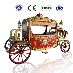 2025 Perfect Royal Horse Carriage Beautiful Phaeton Classical Royal Horse Carriage Wedding Sightseeing <b>Cart</b> - Product Image 5