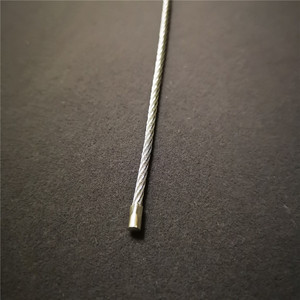 Fashionable Stainless Steel Wire <strong>Keychain</strong> with Custom Logo Metal Screw Locking Cable Rope <strong>Keyring</strong> - Product Image 5