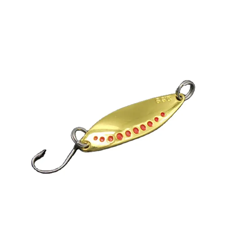 High Quality 2.5g3.5g5g7.5g10g15g20g25g Metal Spoon Lure Gold Silver Artificial Bait Without Hook
