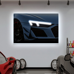 Kids Room Large Lighting Home Decoration <strong>Artwork</strong> Acrylic Printing Car Poster LED <strong>Illuminated</strong> Painting Modern Wall Art Decoration - Product Image 1