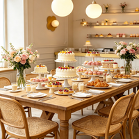 Vitrine de café haut de gamme en verre trempé LED, sur mesure pour l'aménagement intérieur
