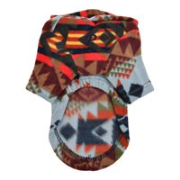Chien à capuche vêtements pour animaux de compagnie hiver doux motif géométrique vêtements en ligne avec 2 jambes correspondant chat heureux sweat à capuche pour animaux de compagnie