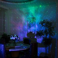 Nouvelle arrivée, projecteur de lumière nocturne LED moderne à étoiles, blanc multicolore, télécommande, petite lampe en ABS, chambre d'enfant, bébé