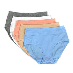 女性下着コットンレディースコットンパンティー女性無地プラスサイズ - Product Image 5