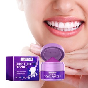 Poudre dentifrice violette Jaysuing, soin des gencives, soin haleine fraîche, poudre blanchissante pour les dents - Product Image 2