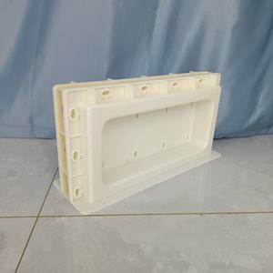 Mô hình <span class=keywords><strong>2025</strong></span>-Ván khuôn tường bê tông trang trí gạch rỗng hai mặt mới-Ván khuôn nhựa bền cho khả năng chống gió - Product Image 5