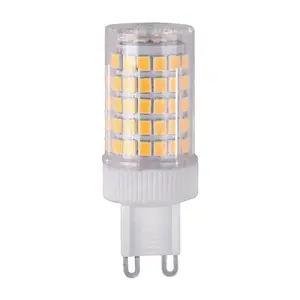 AC110V/AC220V หลอดฮาโลเจนเปลี่ยนอัตโนมัติ CRI Ra เซรามิค 85-265V โกดัง LED G9 หลอดไฟ