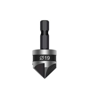 3 Flute Chamfering <b>Drill</b> <b>Bit</b> Hex Shank 82 Degree <b>Titanium</b> Plated Countersink Tool - Product Image 4
