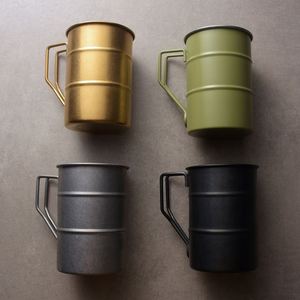 Taza de Acero Inoxidable 304 de Estilo Retro de Alta Calidad y Bajo Precio, Taza de Cerveza Retro, Taza de Viaje con Forma de Barril - Product Image 1