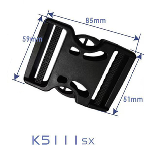 Accessori per passeggini all'ingrosso: Fibbia a sgancio rapido centrale in plastica da 25 mm per passeggino, fibbia per cintura di sicurezza a camma (3-5 pezzi) - Product Image 5