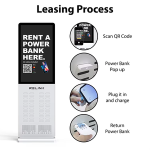 New Arrival 48 Slots Fast Charging 400W <b>Power</b> <b>Bank</b> <b>Vending</b> <b>Machine</b> with 43 Inch Ad Screen Dual Revenue Streams for Airport/Mall - Product Image 4
