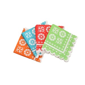 Servilletas impresas con diseños coloridos, para uso festivo en el hogar, fiestas y reuniones - pañuelos cuadrados desechables - venta al por mayor. - Product Image 4