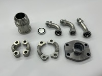 2024 adaptateurs hydrauliques en acier au carbone à bride de haute qualité SAE pinces à bride fendue raccord de tuyau connecteurs hydrauliques
