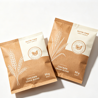 Sachets écologiques refermables et durables en aluminium pour aliments de volaille – Promotion agricole