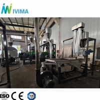 Máquina de Reciclaje Ivima para Separación de Cuero PVC, Papel Tapiz, Tela Publicitaria, Plástico y Fibra