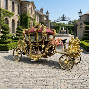 Calèche de princesse de style européen, calèche de mariage royale, calèche de tourisme, calèche de mariage électrique, sculpture personnalisée - Product Image 1