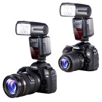 Flash Speedlite TR-988 TTL HSS de TRIOPO con Sincronización de Alta Velocidad para Cámaras Réflex Digitales Canon y Nikon para Fotografía