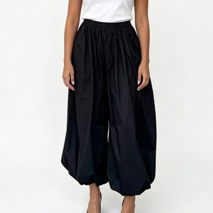 <span class=keywords><strong>Pantaloni</strong></span> Harem Oversize <span class=keywords><strong>da</strong></span> <span class=keywords><strong>Donna</strong></span> <span class=keywords><strong>con</strong></span> <span class=keywords><strong>Elastico</strong></span> <span class=keywords><strong>in</strong></span> <span class=keywords><strong>Vita</strong></span>, Gamba Larga, Casual, Stile Sehe Fashion - Product Image 3