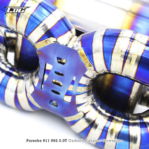 Échappement à soupapes OEM personnalisé pour <span class=keywords><strong>Porsche</strong></span> <span class=keywords><strong>911</strong></span> 992/992.1/992.2 TURBO 3.0T 2020-2023, échappement de course pour voiture, silencieux en titane - Product Image 5