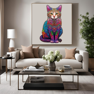 <span class=keywords><strong>Puzzle</strong></span> en <span class=keywords><strong>bois</strong></span> en <span class=keywords><strong>bois</strong></span> Cat Design Brain Training Gift Creative Adults Children 200 Pieces Medium - Product Image 4