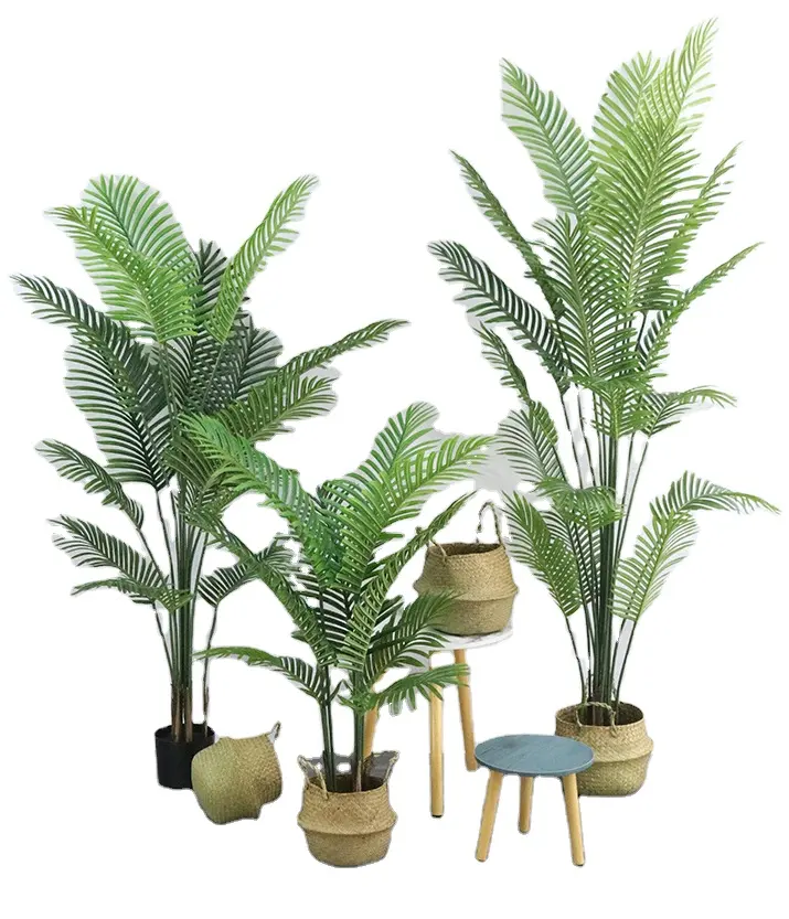 Искусственная пальма, тропические искусственные растения Dypsis Lutescens для дома и офиса, дома, дома, офиса, украшения сада