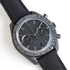 Montre mécanique multifonctionnelle chronographe de plongée, bracelet en acier inoxydable, mouvement 9300, 44 mm, aiguille de réserve de marche en acier inoxydable - Product Image 1