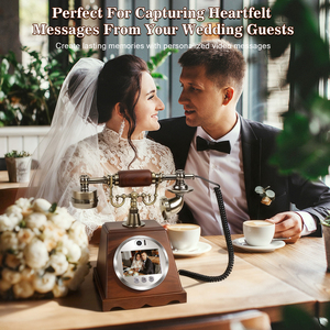 Livre d'or vidéo <span class=keywords><strong>portable</strong></span> en bois, très demandé, pour mariages, fêtes et événements – Cabine <span class=keywords><strong>photo</strong></span> et livre d'or vidéo pour téléphone de mariage - Product Image 2