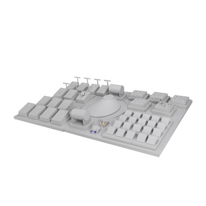 Espositore per Gioielli di Lusso Personalizzato, Set di Supporti in MDF e PU Opaco Laccato Ecologico per Negozi - Product Image 5