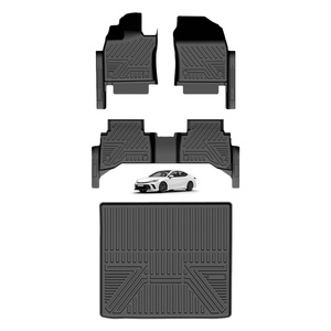 Tapis de sol et de coffre de luxe en TPE antidérapants KQD, vente chaude en gros d'usine, adaptés à la Toyota Prius - Product Image 1