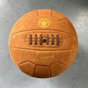 Balón <span class=keywords><strong>de</strong></span> Fútbol Retro Vintage Talla 5, Cuero Genuino, Cosido a Máquina, 18 Paneles, Estilo Clásico Antiguo, para Interior/Exterior, Colección <span class=keywords><strong>de</strong></span> Recuerdos - Product Image 3
