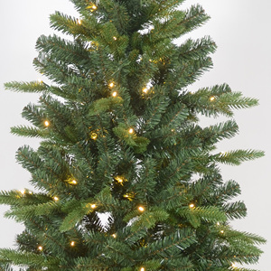 Arbre <span class=keywords><strong>de</strong></span> Noël artificiel en PVC PE avec lumière blanche chaude, <span class=keywords><strong>prix</strong></span> <span class=keywords><strong>d</strong></span>'usine, personnalisé, à charnières, vert, <span class=keywords><strong>d</strong></span>écoratif - Product Image 3
