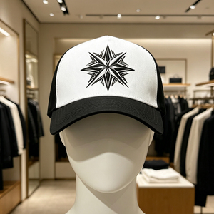 Gorra de Béisbol de 5 Paneles con Estrella Bordada, Transpirable y Ajustable, para Actividades al Aire Libre - Product Image 4