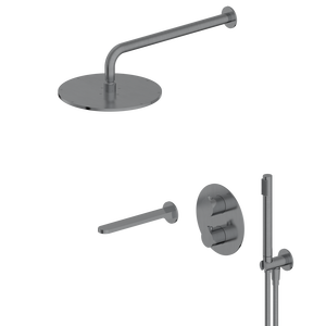 Sistema de Ducha de Alta Presión Cupc <span class=keywords><strong>Upc</strong></span>, Grifo de Ducha para Baño, Conjunto de Mezclador Oculto, Kit de Sistema de Ducha Montado <span class=keywords><strong>en</strong></span> <span class=keywords><strong>la</strong></span> Pared - Product Image 2