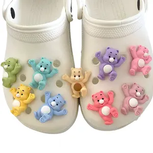 Wholesale Bear Shoe Charms Pvc Shoes And Accessories Clog As A Gift For The Child Shoe Decorations