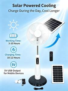 Cheap Hotel Rechargeable Solar <b>Fan</b> Rechargeable Rechargeable Table <b>Fan</b> Solar Outdoor Standing <b>Fan</b> - Product Image 1