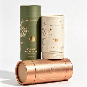 บรรจุภัณฑ์น้ำมันหอมระเหย MAREA BOTANICAL Sea Mist แบบหลอด 90 มล. กระดาษลูกฟูกเคลือบฟอยล์สีทอง รีไซเคิลได้ พิมพ์สี่สี เคลือบเงา - Product Image 3