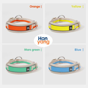 한양 OEM 제조업체 헤비 듀티 금속 버클 애완 동물 목걸이 대형 개 목걸이 전술 나일론 개 목걸이 네오프렌 - Product Image 4