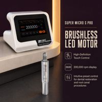 Moteur électrique dentaire et moteur endodontique RUWA Super Micro S Pro avec pièce à main LED et écran tactile complet