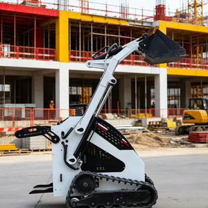 For Skid Steer Mini Ce&epa Approved Tracked with Imported <b>Engines</b> Pump <b>Stand</b>-on for Sale - Product Image 3