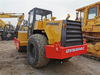 Rouleau compresseur pneumatique professionnel Dynapac CA 301 d'occasion, à tambour unique, moteur électrique/essence, 82 kW, 15 000 kg, équipement lourd