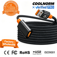 Cable Adaptador de Extensión OTG para PC de Escritorio, Laptop, USB 2.0, Extensor con 10+ Puertos para TV y Uso en Automóviles