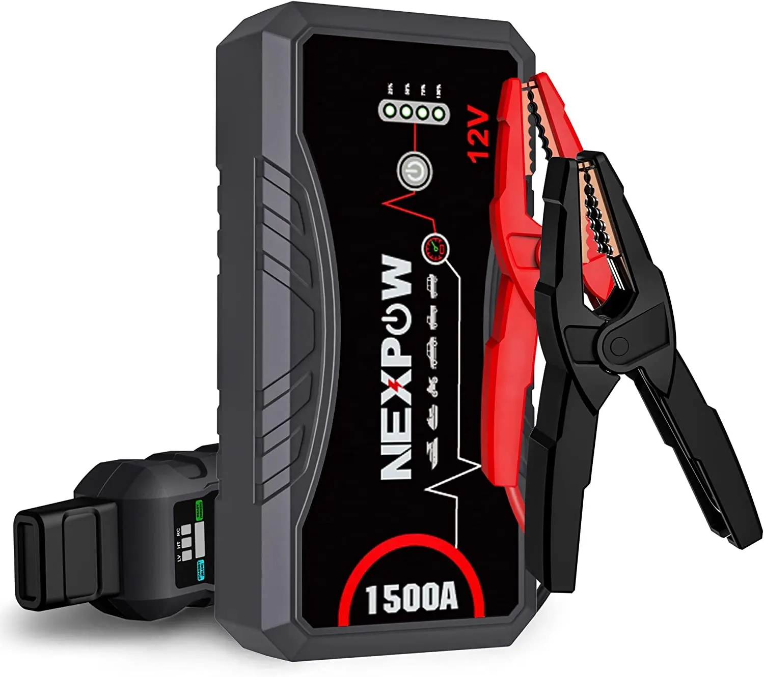 Q10S NEXPOW 12V Portátil carro jump start Multifunções salto starter banco de potência com Lanterna Jump Starter